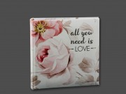 Fényképalbum All you need is love 200db 15x10cm-es képhez KD46200 ART48