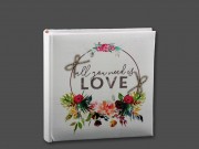 Fényképalbum All you need is love 200db 15x10cm-es képhez KD46200 ART65