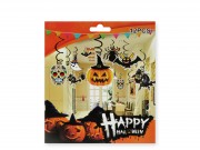 Halloween dekoráció 6db papír figura + 12db girland 636034