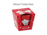 Illatgyertya pohárban Winter Teddy Bear 115g