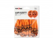 Lufi Halloween fej narancs 5db 30cm 636270